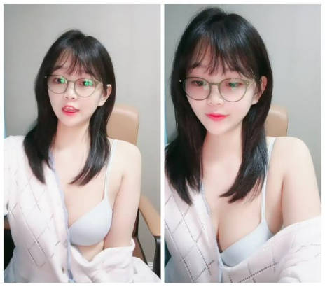 舞蹈系超清纯眼镜嫩妹,翘起大白美臀拍打很Q弹,奶头也是粉色柔软奶子,手指后入扣穴,太爽了娇喘呻吟不断